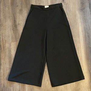 Aritzia Wide Leg Black Pants